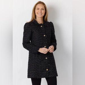 Sail to Sable twinkling tweed coat